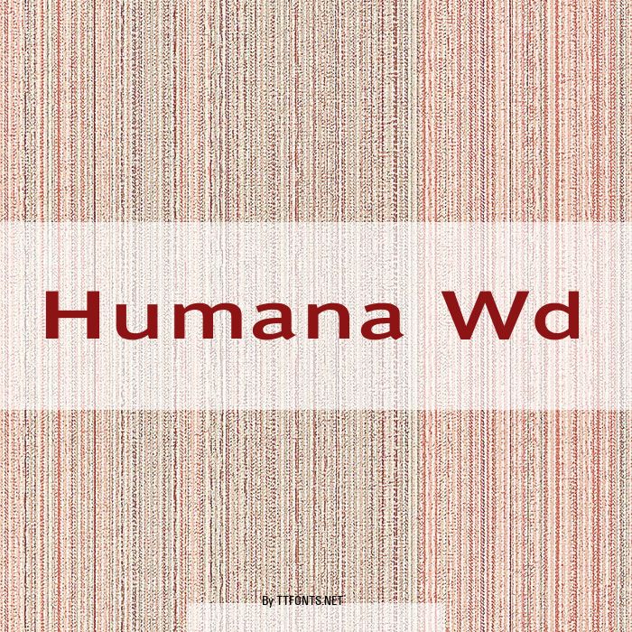 Humana Wd example